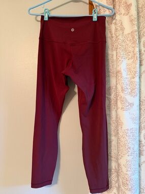 lululemon athletica Women’s Align Wine-Red High-Rise Leggings